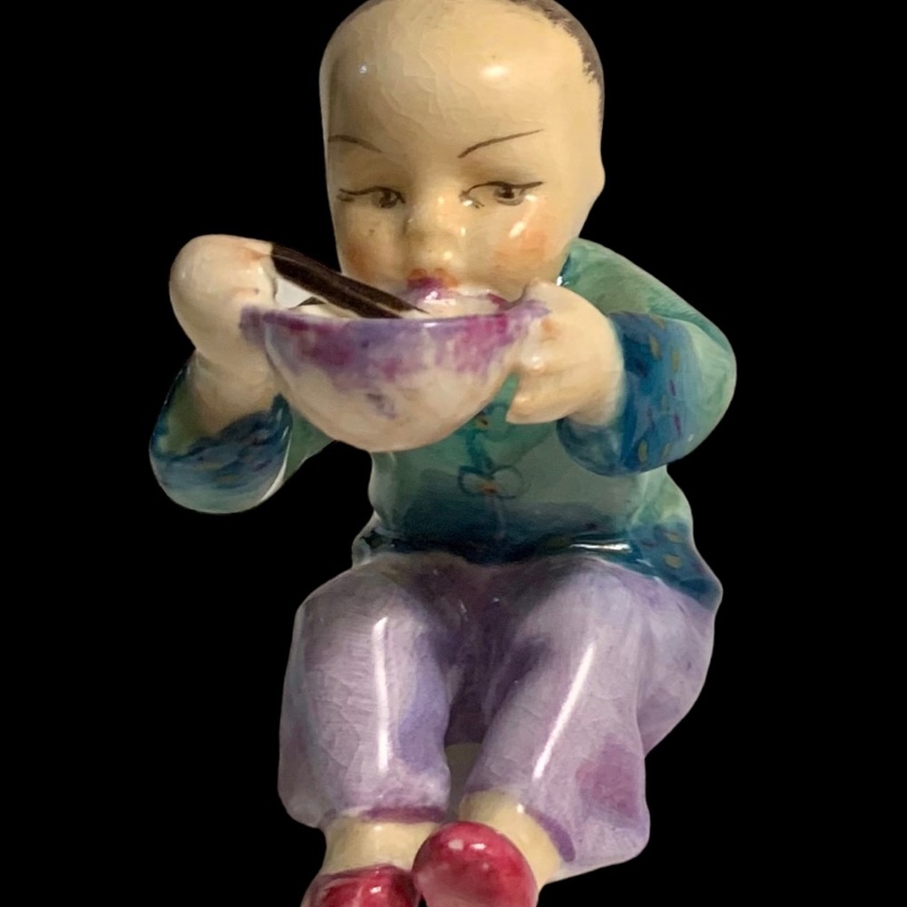 ROYAL WORCESTER Figurine China Boy FG DOUGHTY Children Of The Nations #3073